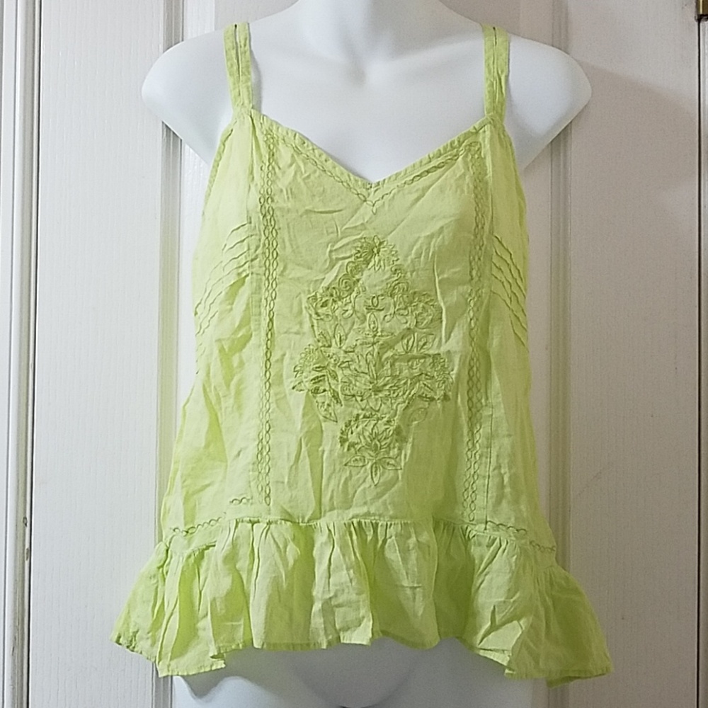 Buffalo Lime Green Summer tank top